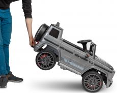 Дитячий електромобіль Caretero (Toyz) Mercedes Benz G63 AMG Silver